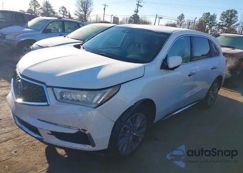 2018 Acura Mdx Technology Package Acurawatch Plus Pkg из США, поврежденный, VIN 5J8YD3H52JL002598